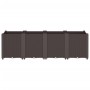 Jardinera PP marrón 160x40x53 cm en Macetas y jardineras | Comprar online en Foru.es