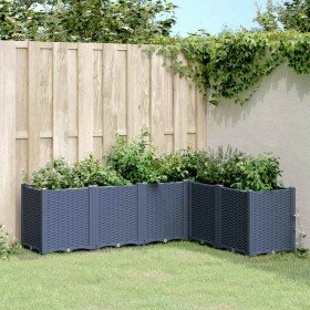 Jardinera PP azul gris 160x120x53 cm en Macetas y jardineras | Comprar online en Foru.es