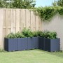 Jardinera PP azul gris 160x120x53 cm en Macetas y jardineras | Comprar online en Foru.es