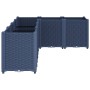 Jardinera PP azul gris 160x120x53 cm en Macetas y jardineras | Comprar online en Foru.es