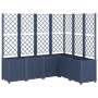 Jardinera con enrejado PP azul gris 160x120x140 cm en Macetas y jardineras | Comprar online en Foru.es