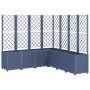 Jardinera con enrejado PP azul gris 160x160x140 cm en Macetas y jardineras | Comprar online en Foru.es