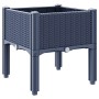 Jardinera con patas PP azul gris 40x40x42 cm en Macetas y jardineras | Comprar online en Foru.es