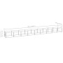 Perrera plateada 9 m² acero de vidaXL, Casetas y cercados para perros - Ref: Foro24-3082107, Precio: 327,60 €, Descuento: %