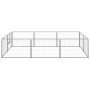 Perrera plateada 6 m² acero de vidaXL, Casetas y cercados para perros - Ref: Foro24-3082119, Precio: 154,30 €, Descuento: %