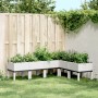 Jardinera con patas PP blanco 160x120x42 cm en Macetas y jardineras | Comprar online en Foru.es