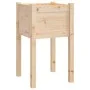 Jardinera de madera maciza de pino 50x50x70 cm de vidaXL, Maceteros y jardineras - Ref: Foro24-810799, Precio: 32,11 €, Descu...