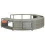 Borde de bañera de hidromasaje ratán sintético gris de vidaXL, Accesorios para piscinas y spa - Ref: Foro24-46459, Precio: 52...