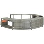 Borde de bañera de hidromasaje ratán sintético gris de vidaXL, Accesorios para piscinas y spa - Ref: Foro24-46459, Precio: 72...