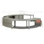 Borde de bañera de hidromasaje ratán sintético gris de vidaXL, Accesorios para piscinas y spa - Ref: Foro24-46459, Precio: 52...
