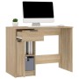 Escritorio madera contrachapada color roble Sonoma 100x50x75 cm de vidaXL, Escritorios - Ref: Foro24-811496, Precio: 115,31 €...