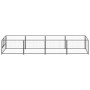 Perrera acero 4 m² negra de vidaXL, Casetas y cercados para perros - Ref: Foro24-3082094, Precio: 190,78 €, Descuento: %
