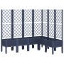 Jardinera con enrejado PP azul gris 160x120x142 cm en Macetas y jardineras | Comprar online en Foru.es