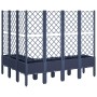 Jardinera con enrejado PP azul gris 160x120x142 cm en Macetas y jardineras | Comprar online en Foru.es