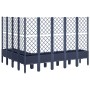 Jardinera con enrejado PP azul gris 200x160x142 cm en Macetas y jardineras | Comprar online en Foru.es