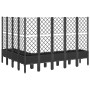 Jardinera con enrejado PP negro 200x160x142 cm en Macetas y jardineras | Comprar online en Foru.es