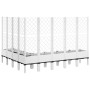 Jardinera con enrejado PP blanco 200x160x142 cm en Macetas y jardineras | Comprar online en Foru.es