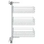 Cesta de cocina extraíble 3 niveles plateada 47x35x56 cm de vidaXL, Contenedores para utensilios de cocina - Ref: Foro24-5097...