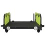 Remolque para bicicletas hierro y tela Oxford verde de vidaXL, Remolques para bicicletas - Ref: Foro24-94172, Precio: 92,54 €...