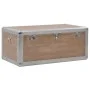 Caja de almacenaje madera maciza abeto marrón 91x52x40 cm de vidaXL, Baúles de almacenamiento - Ref: Foro24-246124, Precio: 1...