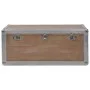Caja de almacenaje madera maciza abeto marrón 91x52x40 cm de vidaXL, Baúles de almacenamiento - Ref: Foro24-246124, Precio: 1...