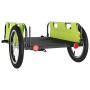 Remolque para bicicletas hierro y tela Oxford verde de vidaXL, Remolques para bicicletas - Ref: Foro24-94172, Precio: 92,54 €...
