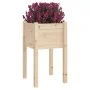 Jardineras 2 uds madera maciza de pino 40x40x70 cm de vidaXL, Maceteros y jardineras - Ref: Foro24-810790, Precio: 46,56 €, D...
