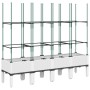 Jardinera con enrejado PP blanco 160x40x142,5 cm en Macetas y jardineras | Comprar online en Foru.es