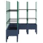 Jardinera con enrejado PP azul gris 160x120x142,5 cm en Macetas y jardineras | Comprar online en Foru.es