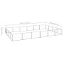 Perrera plateada 24 m² acero de vidaXL, Casetas y cercados para perros - Ref: Foro24-3082152, Precio: 327,60 €, Descuento: %