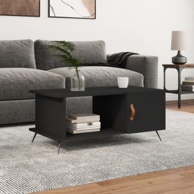 Mesa de centro madera contrachapada negro 90x50x40 cm de vidaXL, Mesas de centro - Ref: Foro24-829461, Precio: 46,08 €, Descu...