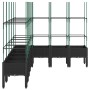 Jardinera con enrejado PP negro 200x160x142,5 cm en Macetas y jardineras | Comprar online en Foru.es