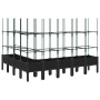 Jardinera con enrejado PP negro 200x160x142,5 cm en Macetas y jardineras | Comprar online en Foru.es