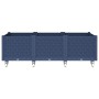 Jardinera con ruedas PP azul gris 150x80x54 cm en Macetas y jardineras | Comprar online en Foru.es