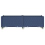 Jardinera con ruedas PP azul gris 160x50x54 cm en Macetas y jardineras | Comprar online en Foru.es
