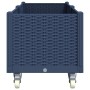 Jardinera con ruedas PP azul gris 160x50x54 cm en Macetas y jardineras | Comprar online en Foru.es