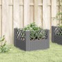 Jardinera con clavijas PP gris claro 43,5x43,5x43,5 cm en Macetas y jardineras | Comprar online en Foru.es