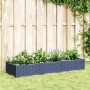 Jardinera con clavijas PP azul gris 125x40x28,5 cm en Macetas y jardineras | Comprar online en Foru.es