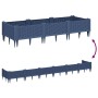 Jardinera con clavijas PP azul gris 125x40x28,5 cm en Macetas y jardineras | Comprar online en Foru.es