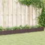 Jardinera con clavijas PP marrón 362,5x42,5x28,5 cm en Macetas y jardineras | Comprar online en Foru.es