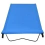 Cama de camping tela Oxford y acero azul 180x60x19 cm de vidaXL, Catres - Ref: Foro24-312478, Precio: 37,53 €, Descuento: %