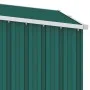 Cobertizo jardín de leña acero galvanizado verde 245x98x159 cm de vidaXL, Cobertizos - Ref: Foro24-46293, Precio: 160,89 €, D...