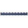 Jardinera con clavijas PP azul gris 363,5x43,5x43,5 cm en Macetas y jardineras | Comprar online en Foru.es