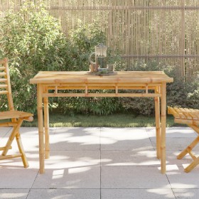 Mesa de comedor de jardín bambú 110x55x75 cm en Mesas de jardín | Comprar online en Foru.es