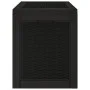 Caja de almacenaje de jardín polipropileno negra 55,5x43x53 cm de vidaXL, Cajas de almacenaje para exteriores - Ref: Foro24-3...