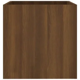 Jardinera de madera contrachapada marrón roble 40x40x40 cm de vidaXL, Maceteros y jardineras - Ref: Foro24-820501, Precio: 36...