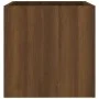 Jardinera de madera contrachapada marrón roble 40x40x40 cm de vidaXL, Maceteros y jardineras - Ref: Foro24-820501, Precio: 36...