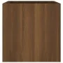 Jardinera de madera contrachapada marrón roble 40x40x40 cm de vidaXL, Maceteros y jardineras - Ref: Foro24-820501, Precio: 36...