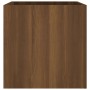 Jardinera de madera contrachapada marrón roble 40x40x40 cm de vidaXL, Maceteros y jardineras - Ref: Foro24-820501, Precio: 36...