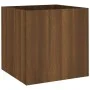 Jardinera de madera contrachapada marrón roble 40x40x40 cm de vidaXL, Maceteros y jardineras - Ref: Foro24-820501, Precio: 36...